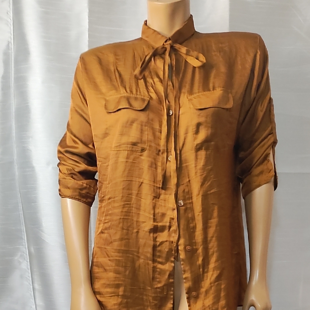 Worthington Brown Blouse